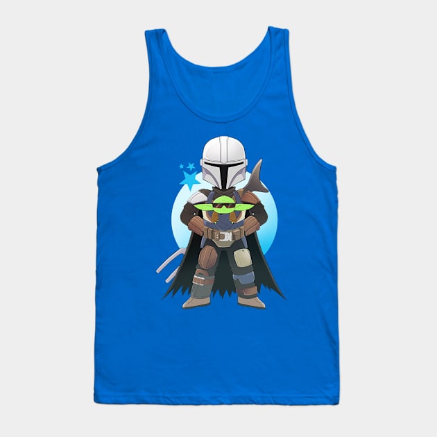 BEST DAD (with Baby Yoddle) Tank Top by kickgirl